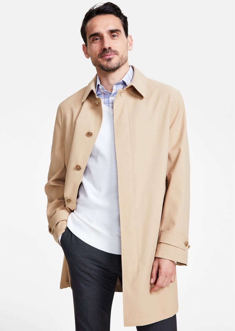 Michael Kors Men's Classic-Fit Raincoat - Khaki