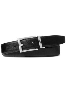 Michael Kors Men's Classic Reversible Dress Belt - Black