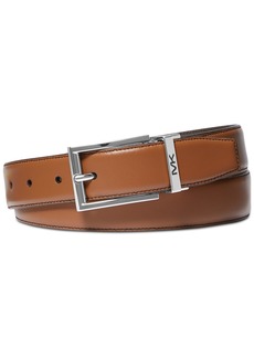 Michael Kors Men's Classic Reversible Leather Dress Belt - Luggage