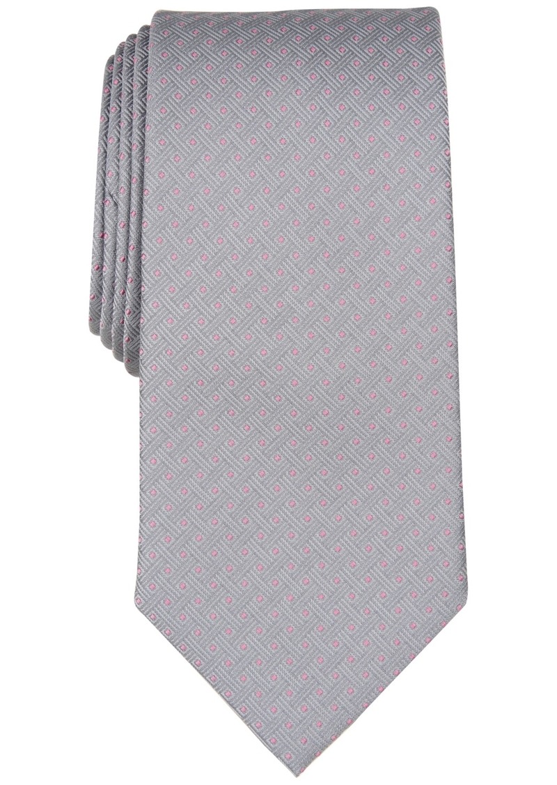 Michael Kors Men's Corbett Mini-Geo Tie - Grey