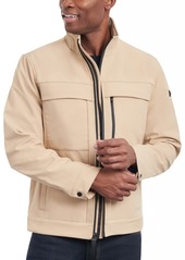 Michael Kors Men's Dressy Full-Zip Soft Shell Jacket - Khaki