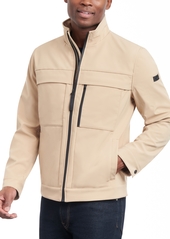 Michael Kors Men's Dressy Full-Zip Soft Shell Jacket - Khaki