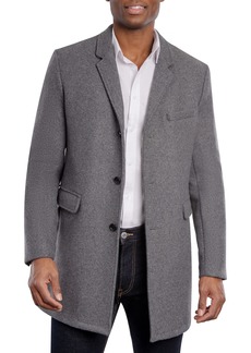 Michael Kors Men's Ghent Slim-Fit Overcoat - Medium grey