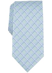 Michael Kors Men's Helder Check Tie - Taupe