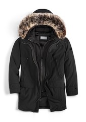 Michael Kors Men's Hooded Bib Snorkel Parka, Created for Macy's - Navy