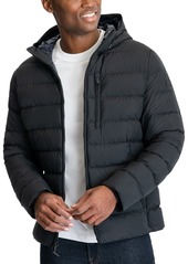 Michael Kors Men's Hooded Puffer Jacket, Created For Macy's - White