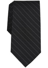 Michael Kors Men's Horn Stripe Tie - Charcoal