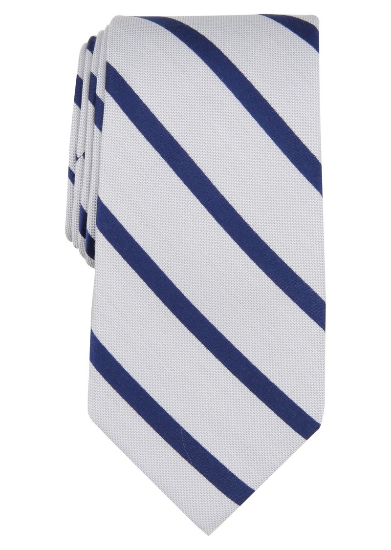 Michael Kors Men's Hughes Stripe Tie - Grey