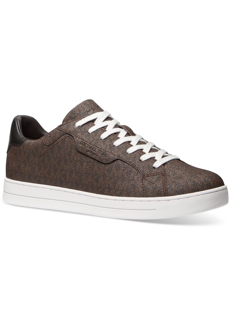 Michael Kors Men's Keating Lace-Up Logo Sneaker - Brown