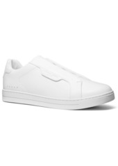 Michael Kors Men's Keating Slip-On Leather Sneaker - White