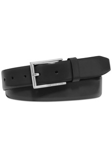 Michael Kors Men's Leather Dress Belt - Black