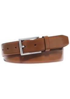 Michael Kors Men's Leather Dress Belt - Light Brown