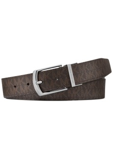 Michael Kors Men's Leather Signature Belt - Brown