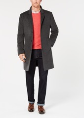 Michael Kors Men's Madison Wool Blend Modern-Fit Overcoat - Brown