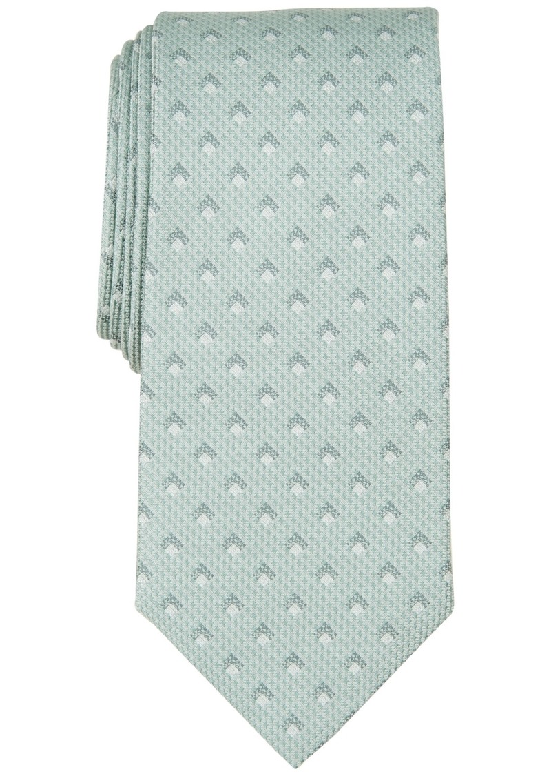 Michael Kors Men's Maylen Geometric Tie - Mint