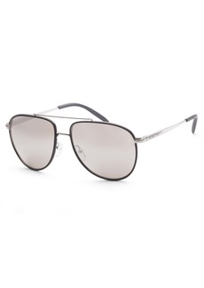Michael Kors Men's MK1132J-10146G Saxon 59mm Silver Sunglasses