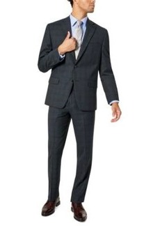 Michael Kors Mens Modern Fit Airsoft Stretch Wool Blend Suit