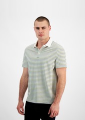 Michael Kors Men's Modern-Fit Stripe Polo - Pastel Blue