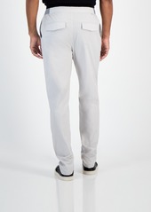 Michael Kors Men's Pleated Elastic Waistband Pants - Aluminum