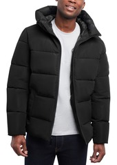 Michael Kors Men's Quilted Hooded Puffer Jacket - Gunmetal