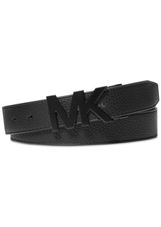 Michael Kors Men's Reversible Mk Hardware Belt - Black