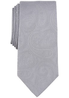 Michael Kors Men's Rich Texture Paisley Tie - Grey