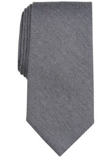 Michael Kors Men's Solid Black Tie - Charcoal
