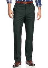 Michael Kors Men's Solid Classic-Fit Stretch Dress Pants - Charcoal