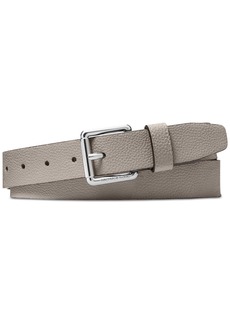 Michael Kors Men's Textured Roller Casual Belt - Gray