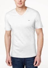 Michael Kors Men's V-Neck Liquid Cotton T-Shirt - Midnight