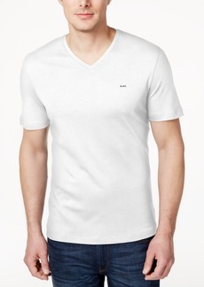 Michael Kors Men's V-Neck Liquid Cotton T-Shirt - White