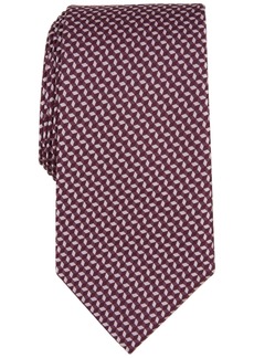 Michael Kors Men's Woven Neat Tie - Burgundy