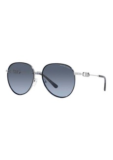 Michael Kors MK 1128J 10158F 58mm Womens Aviator Sunglasses