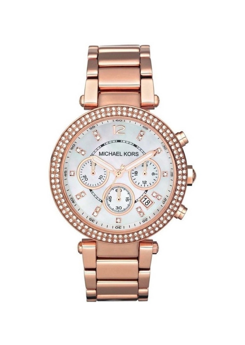 Michael Kors Parker MK5491 Women's Rose Gold Chronograph 39mm Watch