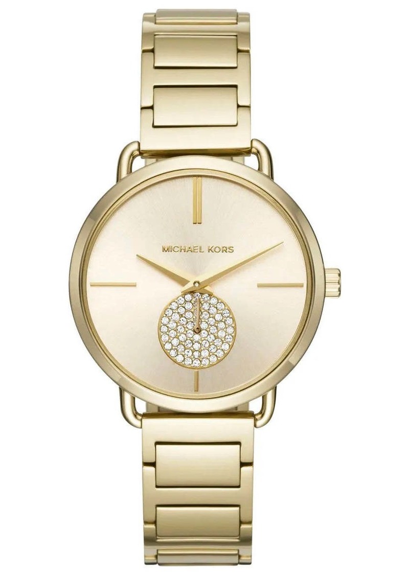 Michael Kors Portia MK3639 Women's Gold-Tone Quartz 37mm Watch