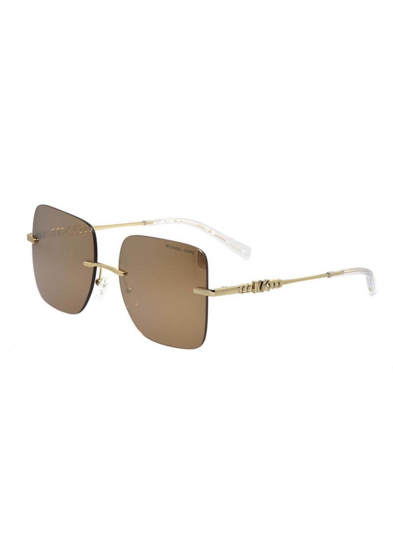 Michael Kors QUEBEC MK 1150 10145A 55mm Womens Square Sunglasses