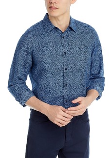 Michael Kors Relaxed Fit Leaf Shirt