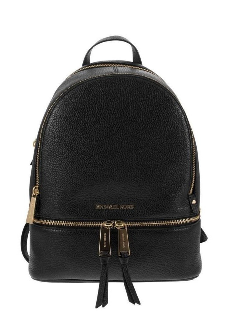MICHAEL KORS RHEA - Medium leather backpack
