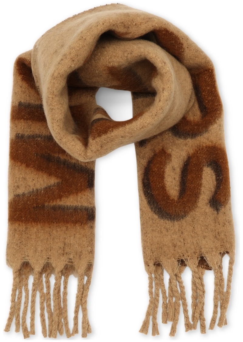 Michael Kors Shadow M Kors Logo Wrap Scarf - Dark Camel