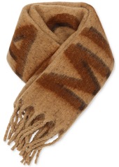 Michael Kors Shadow M Kors Logo Wrap Scarf - Dark Camel