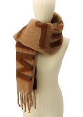 Michael Kors Shadow M Kors Logo Wrap Scarf - Dark Camel