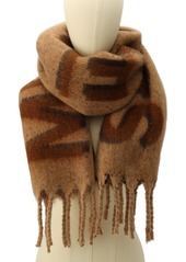 Michael Kors Shadow M Kors Logo Wrap Scarf - Dark Camel