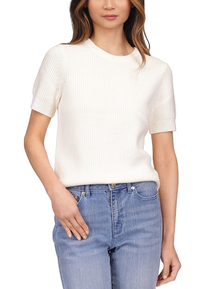 Michael Kors Short Sleeve Shaker Sweater