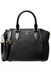 Michael Kors Sienna Satchel Peled Leather Bag