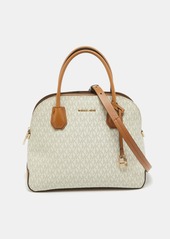 Michael Kors Signature Coated Canvas Veronica Dome Satchel