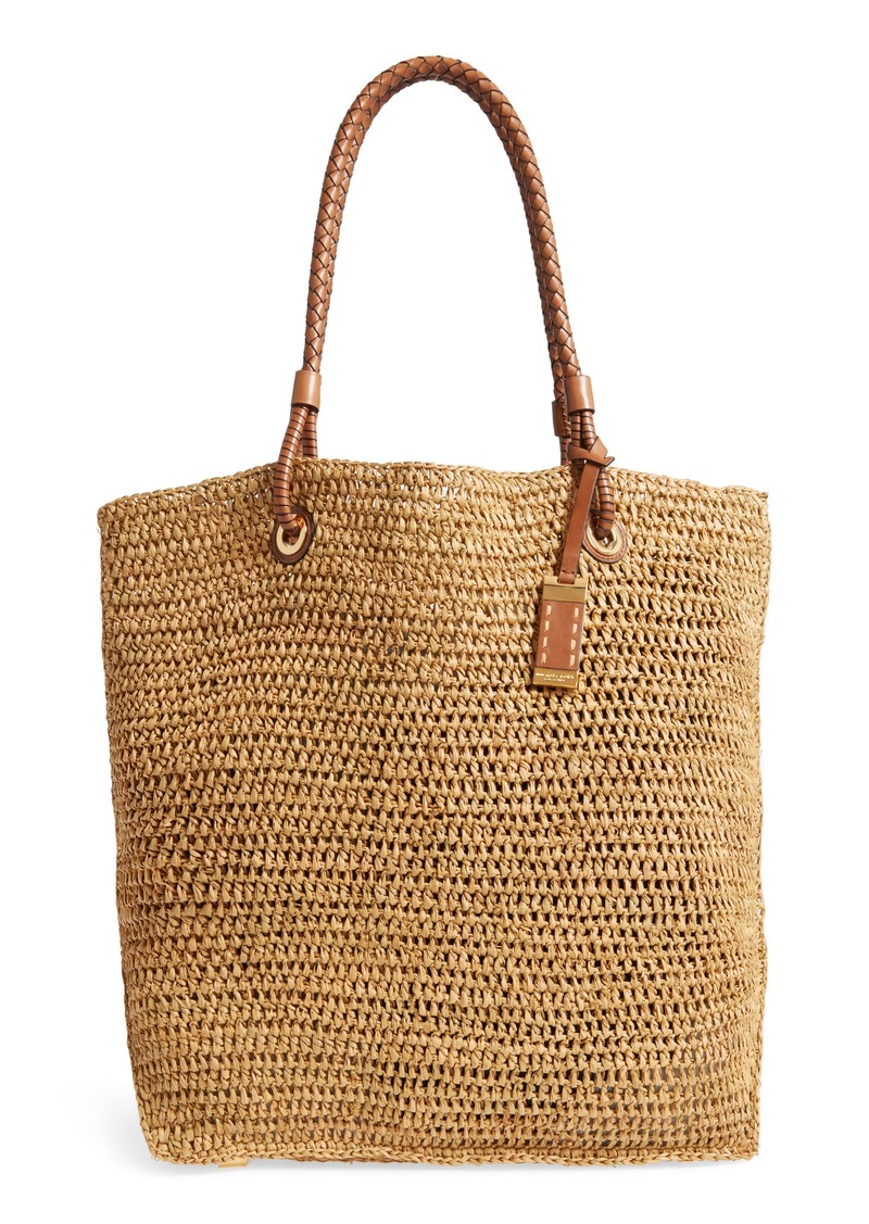 michael kors raffia tote