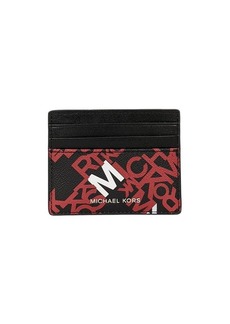 Michael Kors Slim MK Signature Leather Tall Card Case