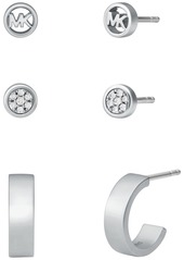 Michael Kors Trio Earrings Gift Set - Silver