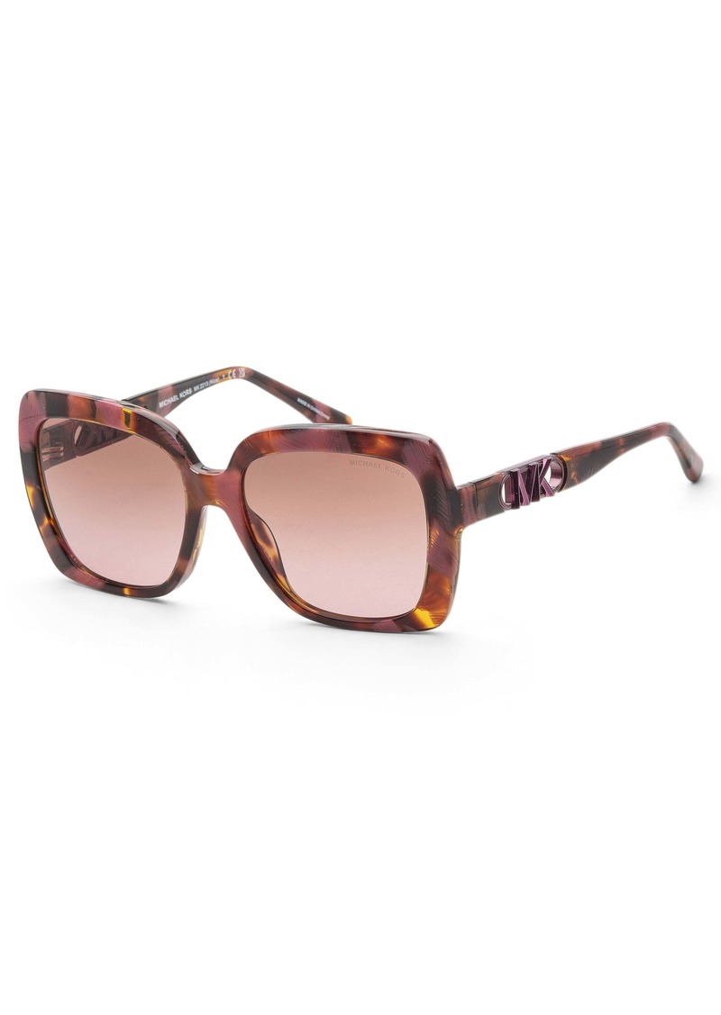 Michael Kors Women's 57mm Plum Graphic Tortoise Sunglasses MK2213-39989T-57