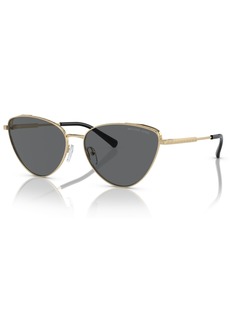 Michael Kors Women's Cortez Polarized Sunglasses, MK1140 - Light Gold